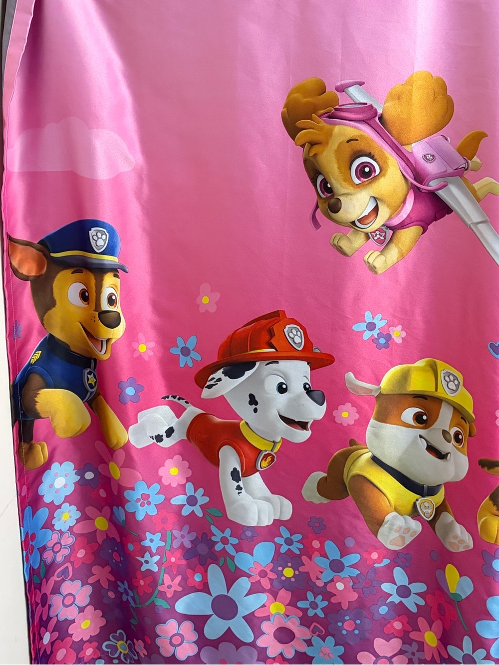 Paw Patrol Pink Curtains (2) Panels Girls Room